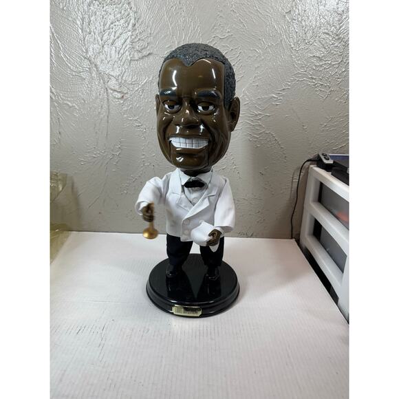 Louis Armstrong Satchmo Animated Singing Figure 19" Works Gemmy 2002 - Picture 3 of 6